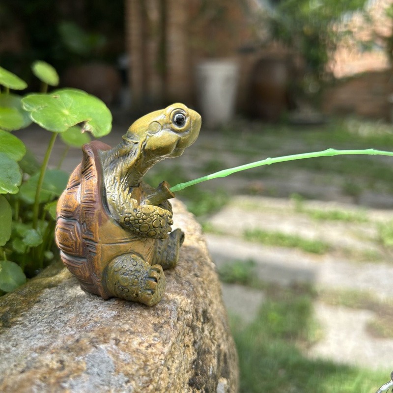 Aquarium Fish Pond - Turtle fishing fish tank aquarium decoration