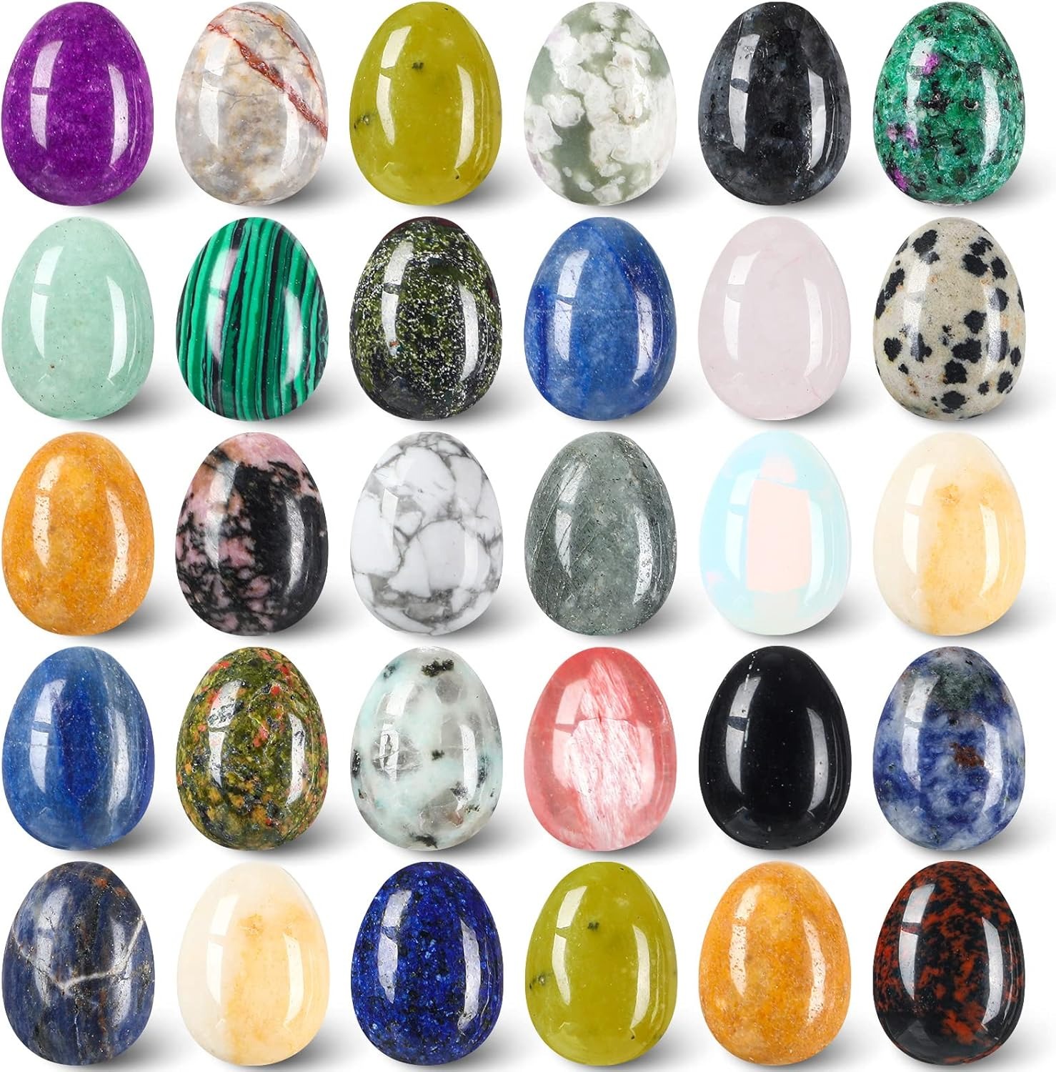 Aquarium Fish Pot - 8 pcs natural crystal beads, perfect