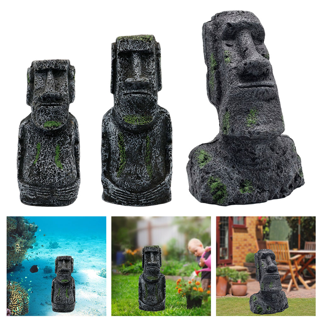 Aquarium Moai Statues Easter I - Aquarium Fish Pot review and price