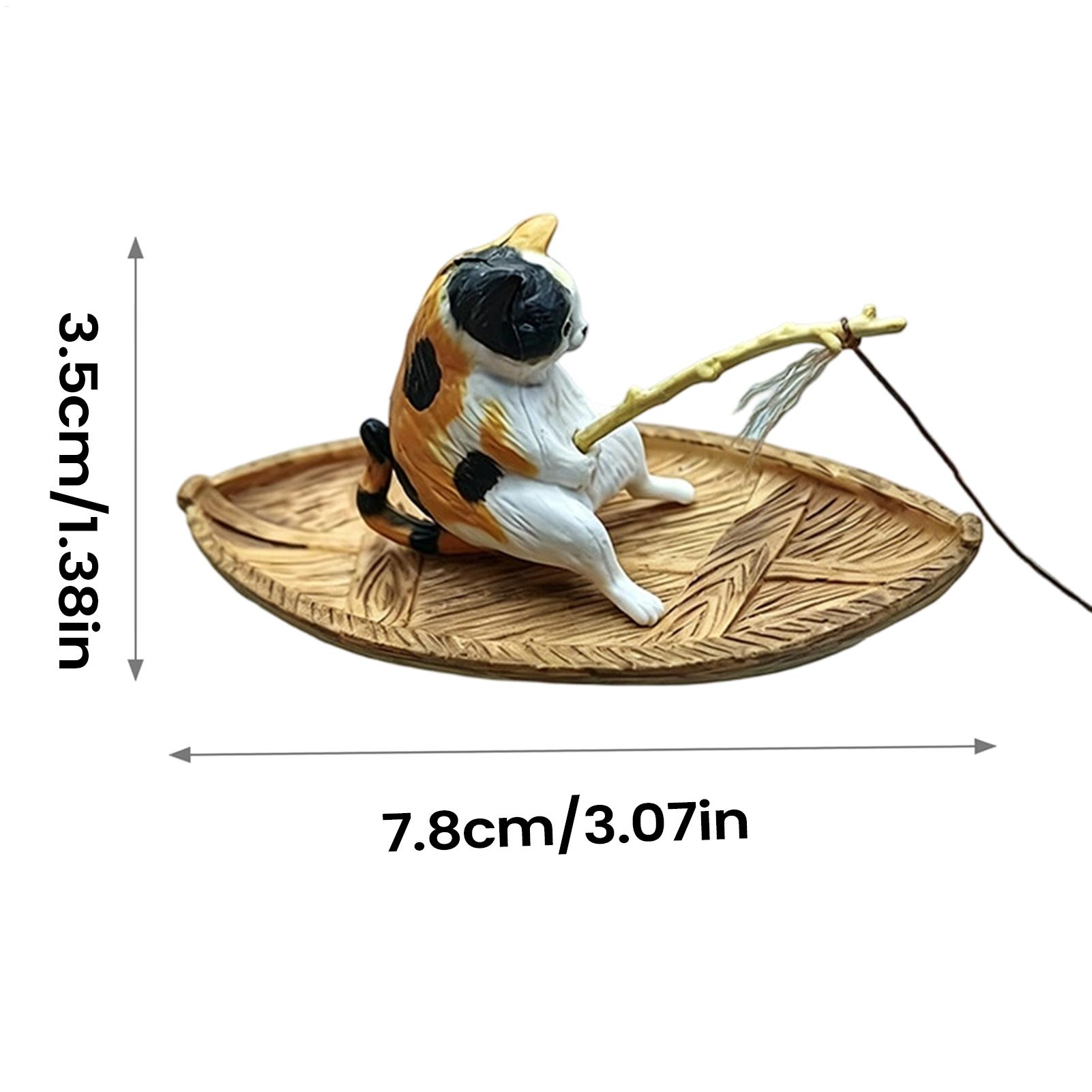 Fish Tank Decor Kitten Fishing - Fish Toys For Aquarium review and price