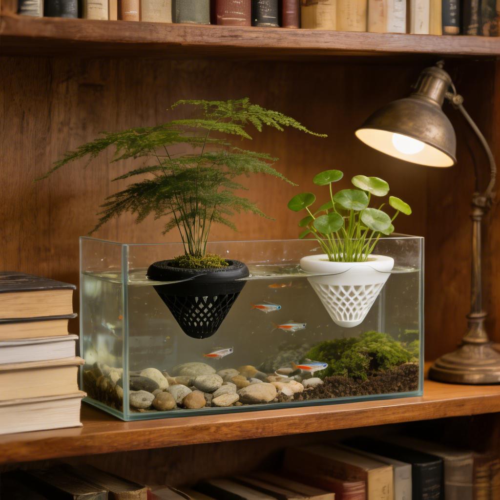 2PCS Floating Aquarium Plant H - Aquarium Fish Pot review and price