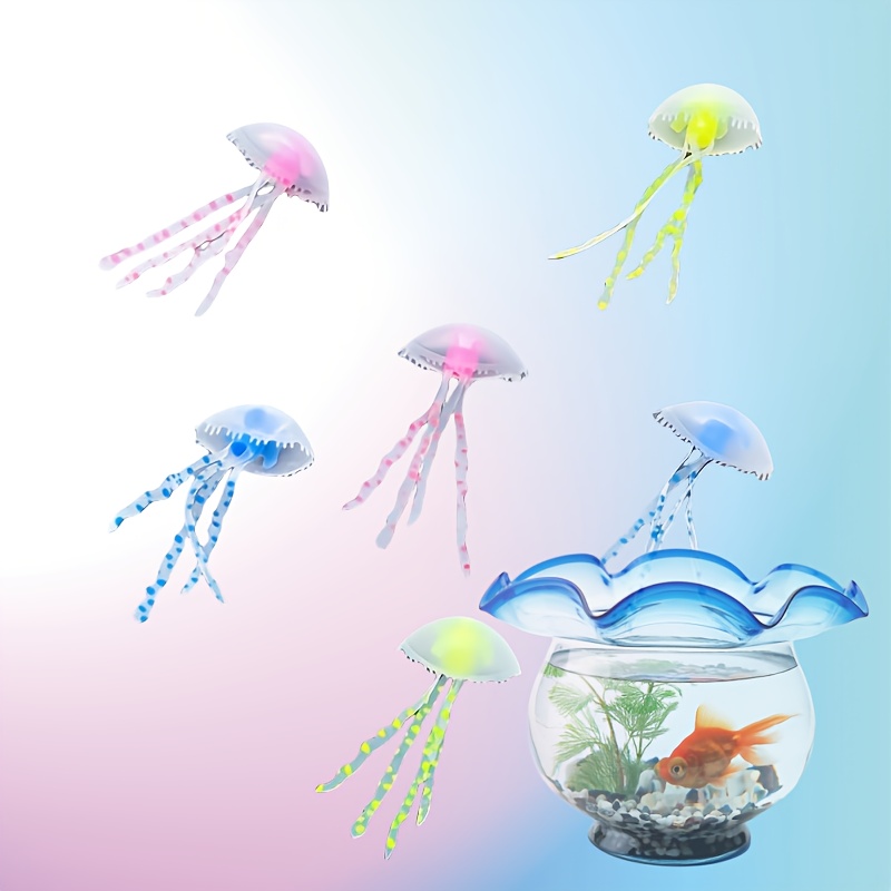 3/5Pcs Luminous Jellyfish Aqua - Fish Toys For Aquarium review and price