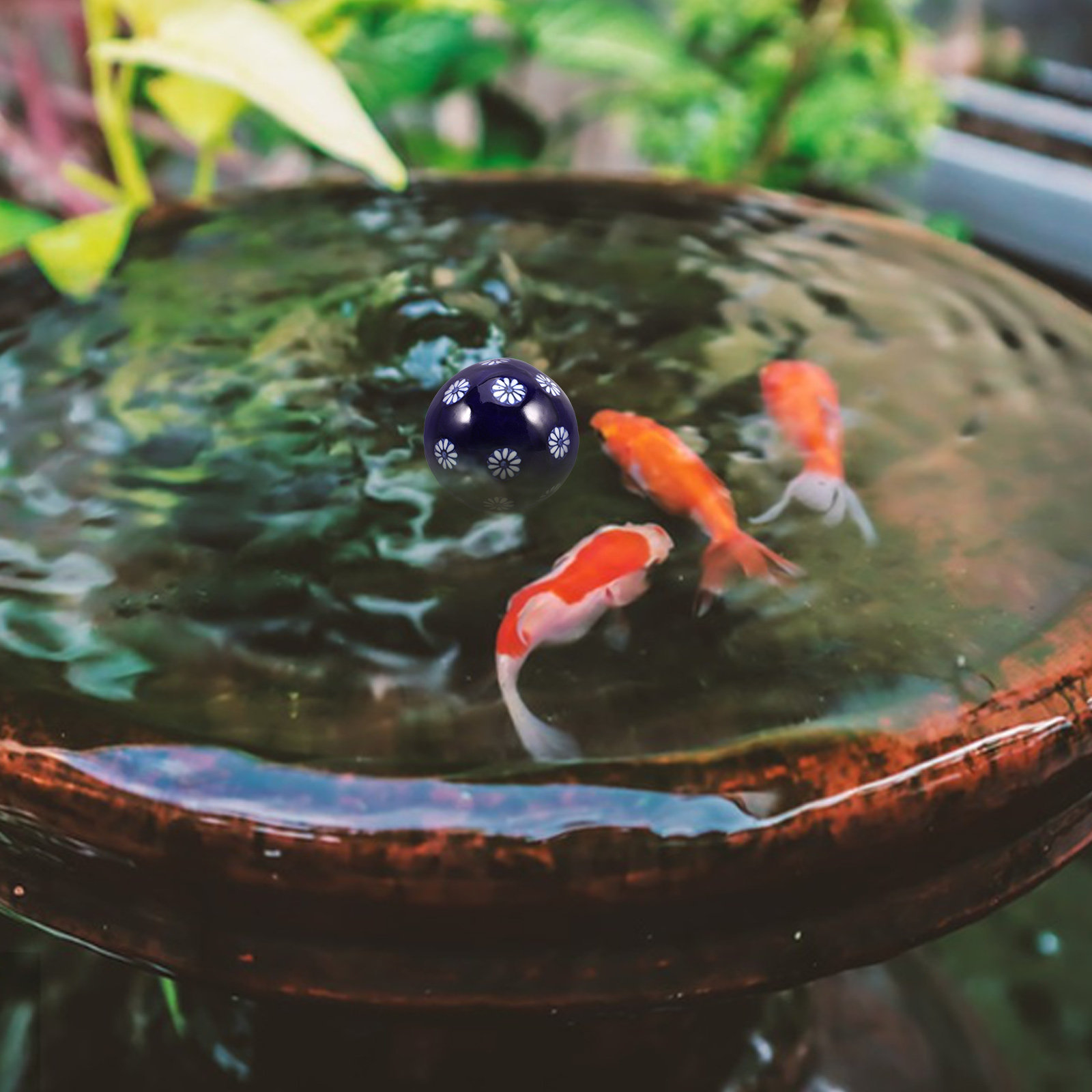 Ceramic Floating Pond Ball Art - Aquarium Fish Pond review and price