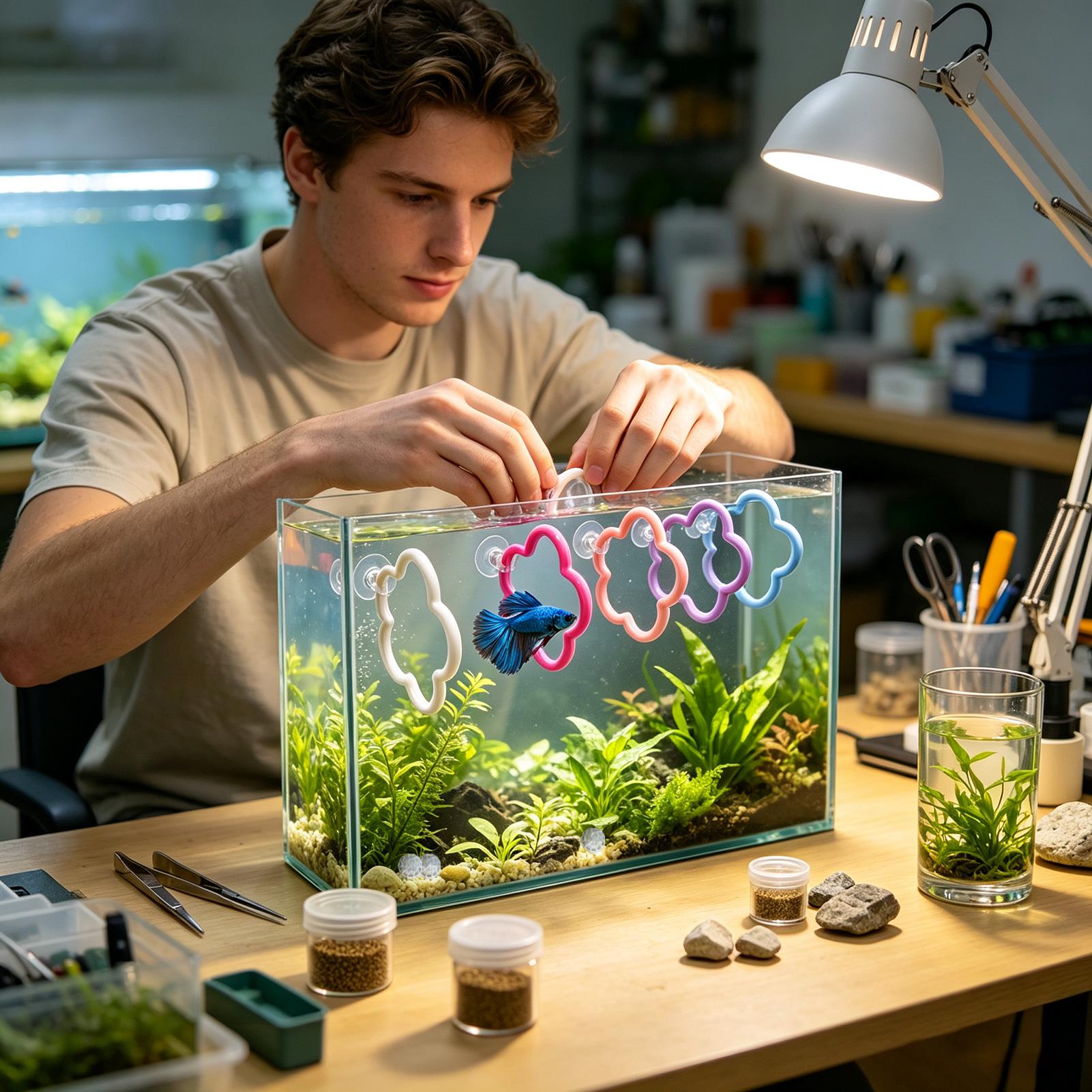Betta Toys For Aquarium 5 Piec - Fish Toys For Aquarium review and price