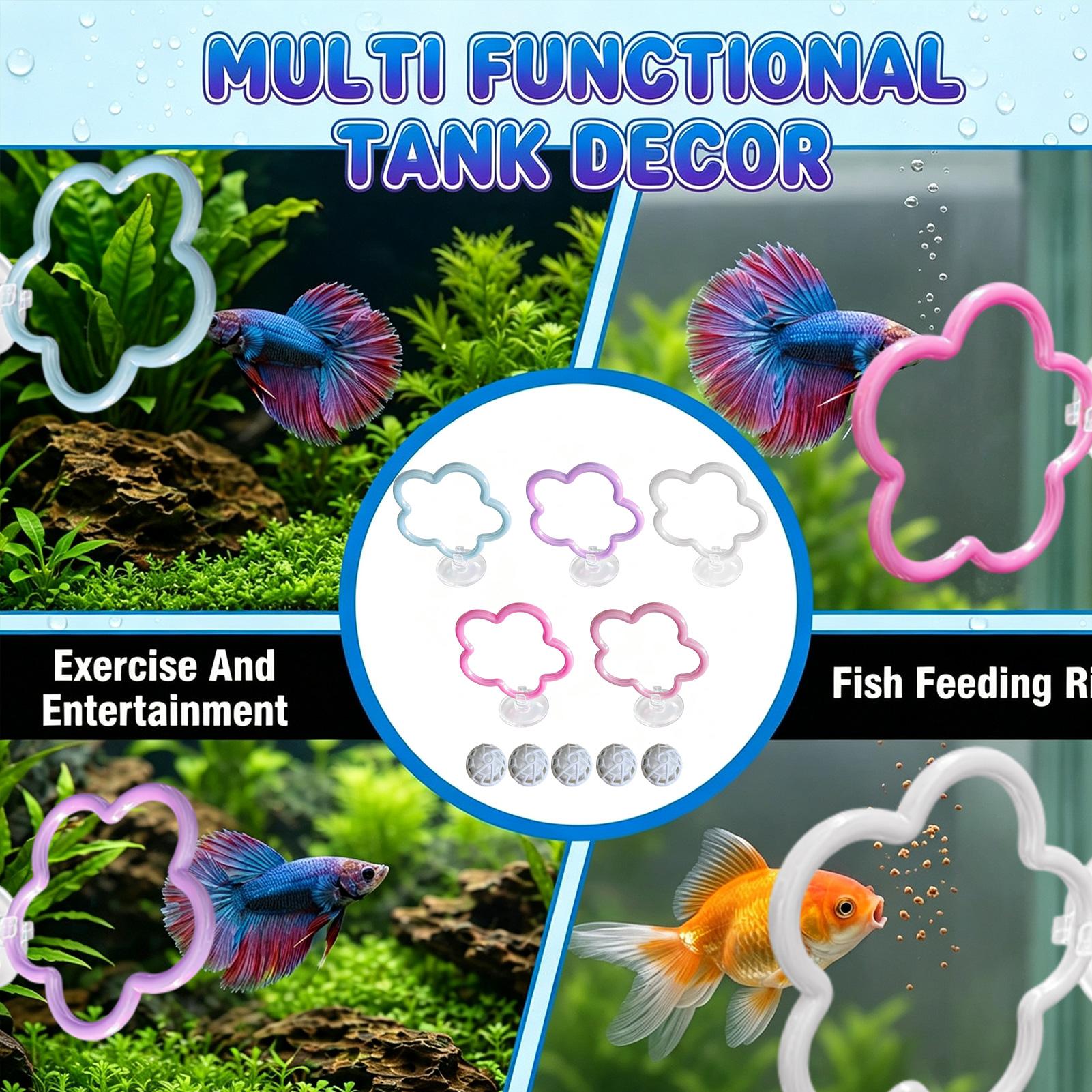 Betta Toys For Aquarium 5 Piec - Fish Toys For Aquarium review and price