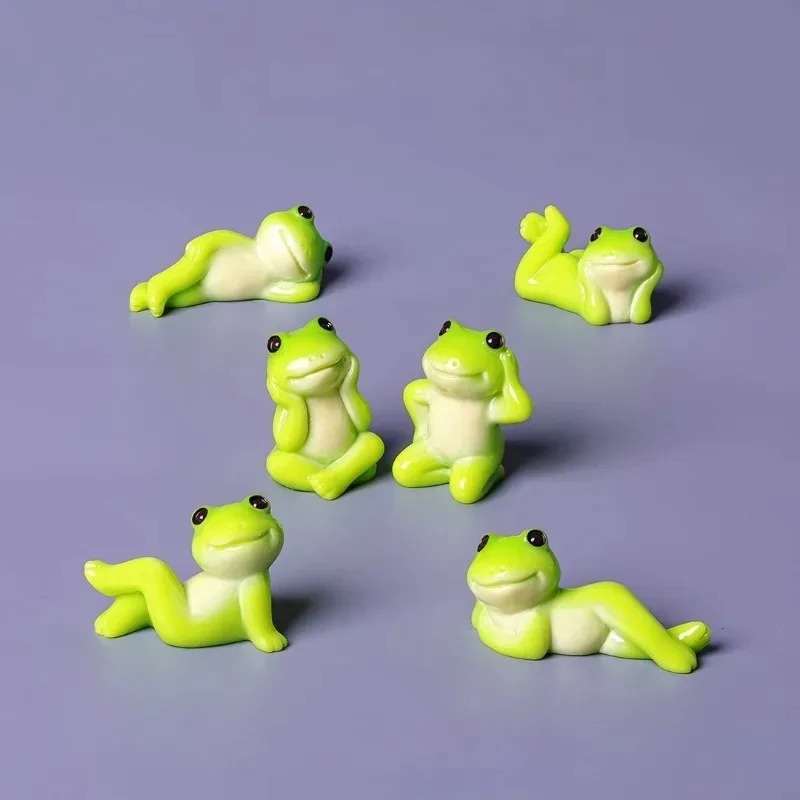 6pcs Cartoon Mini Funny Frog F - Aquarium Mini Fish review and price