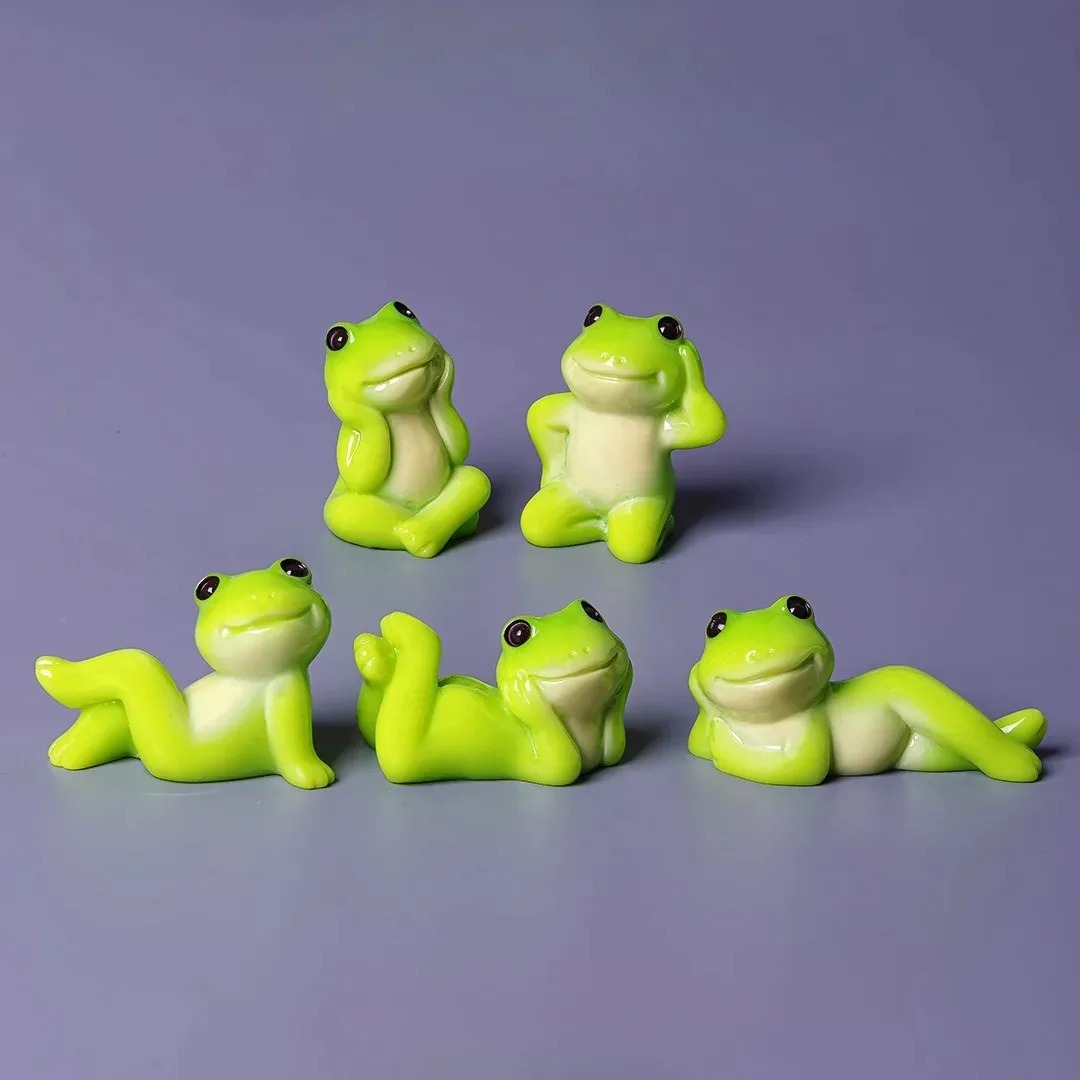 6pcs Cartoon Mini Funny Frog F - Aquarium Mini Fish review and price
