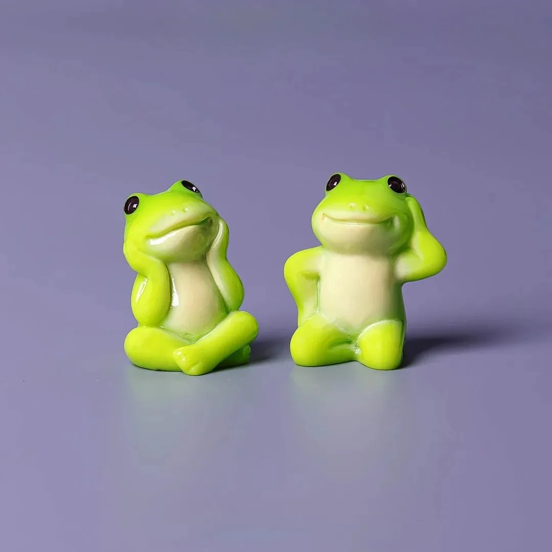 6pcs Cartoon Mini Funny Frog F - Aquarium Mini Fish review and price