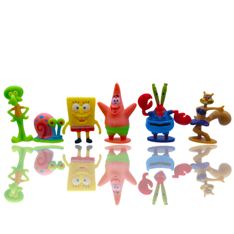 6pcs SpongeBob Fish Tank Decor - Aquarium Mini Fish review and price