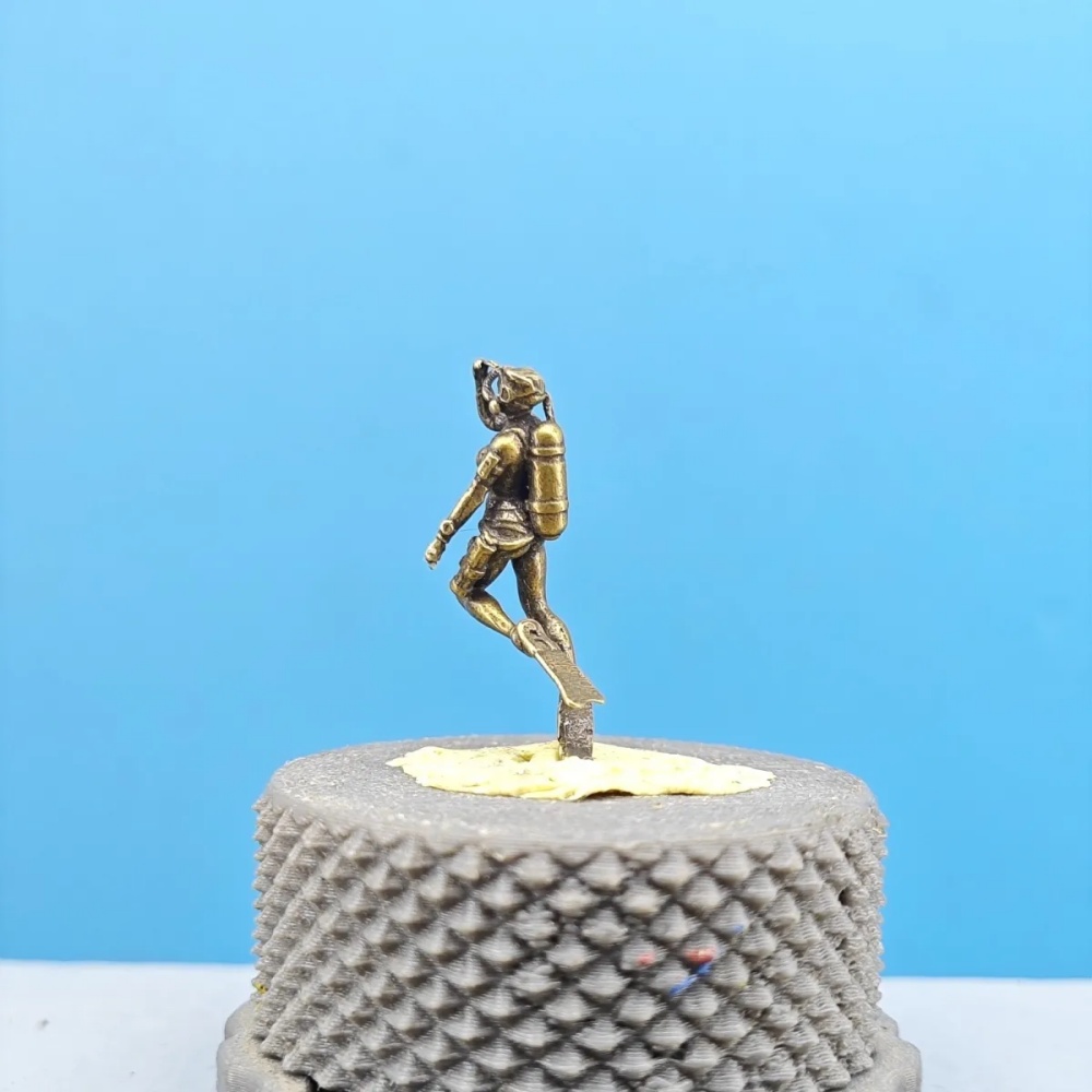 Vintage Brass Female Diver Min - Aquarium Mini Fish review and price