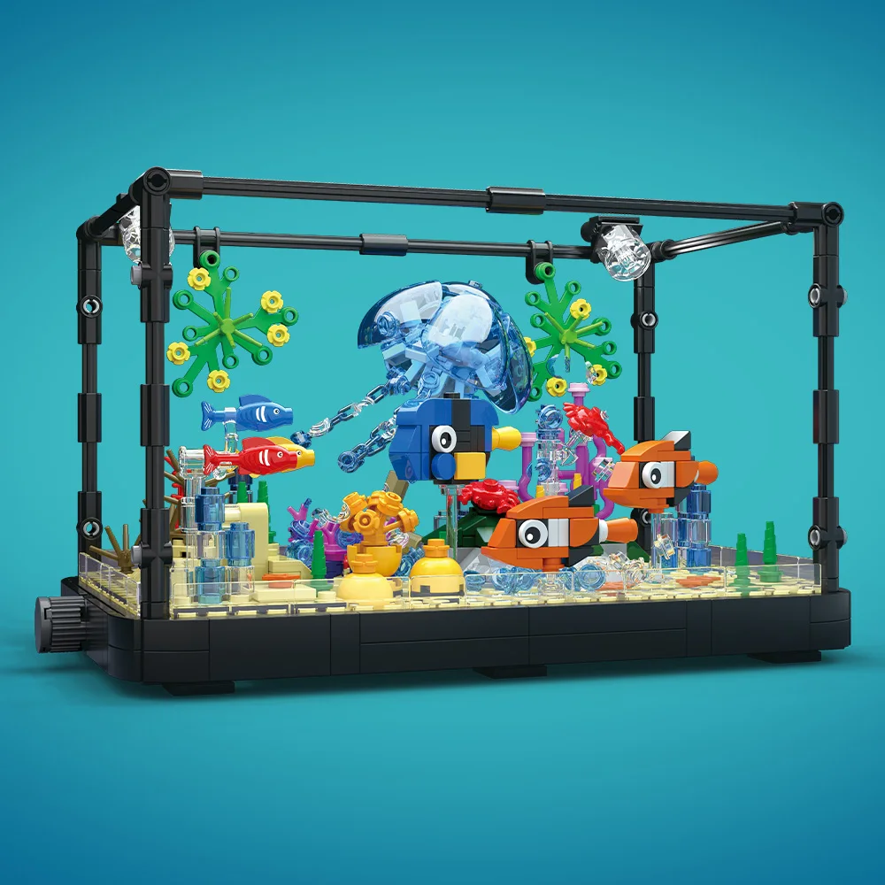 Fish Tank Building Block Set w - Aquarium Mini Fish review and price