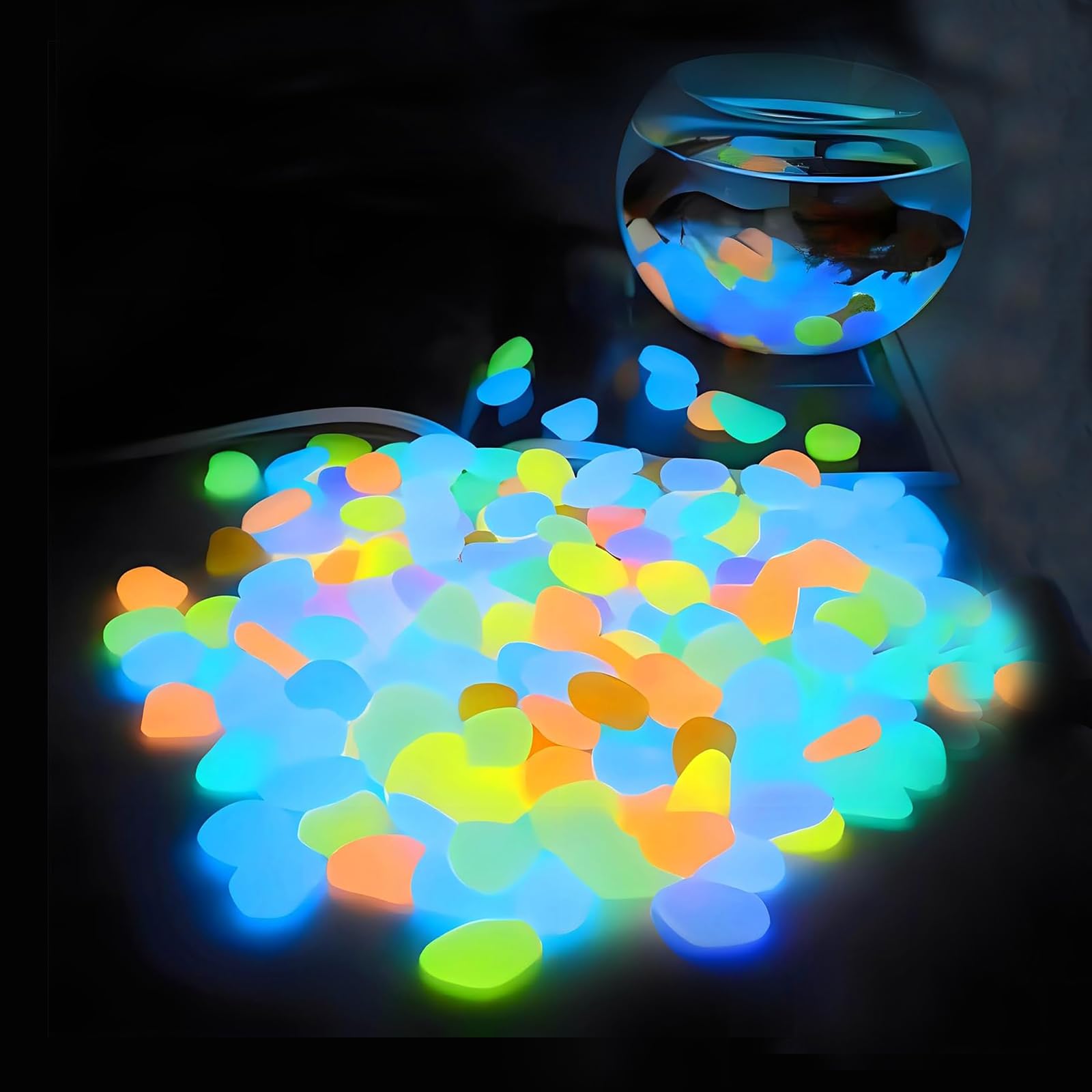 Aquarium Decor Glow In The Dar - Aquarium Fish Pot review and price