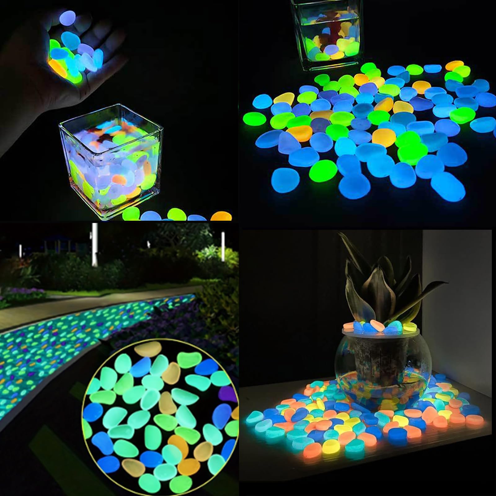 Aquarium Decor Glow In The Dar - Aquarium Fish Pot review and price
