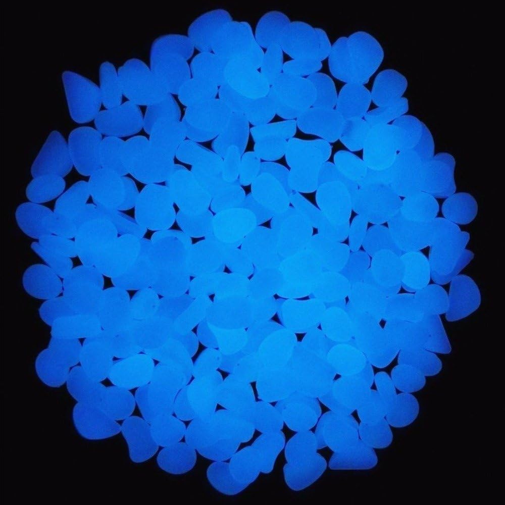 Fish Tank Rocks Glow Blue Pebb - Aquarium Fish Pot review and price