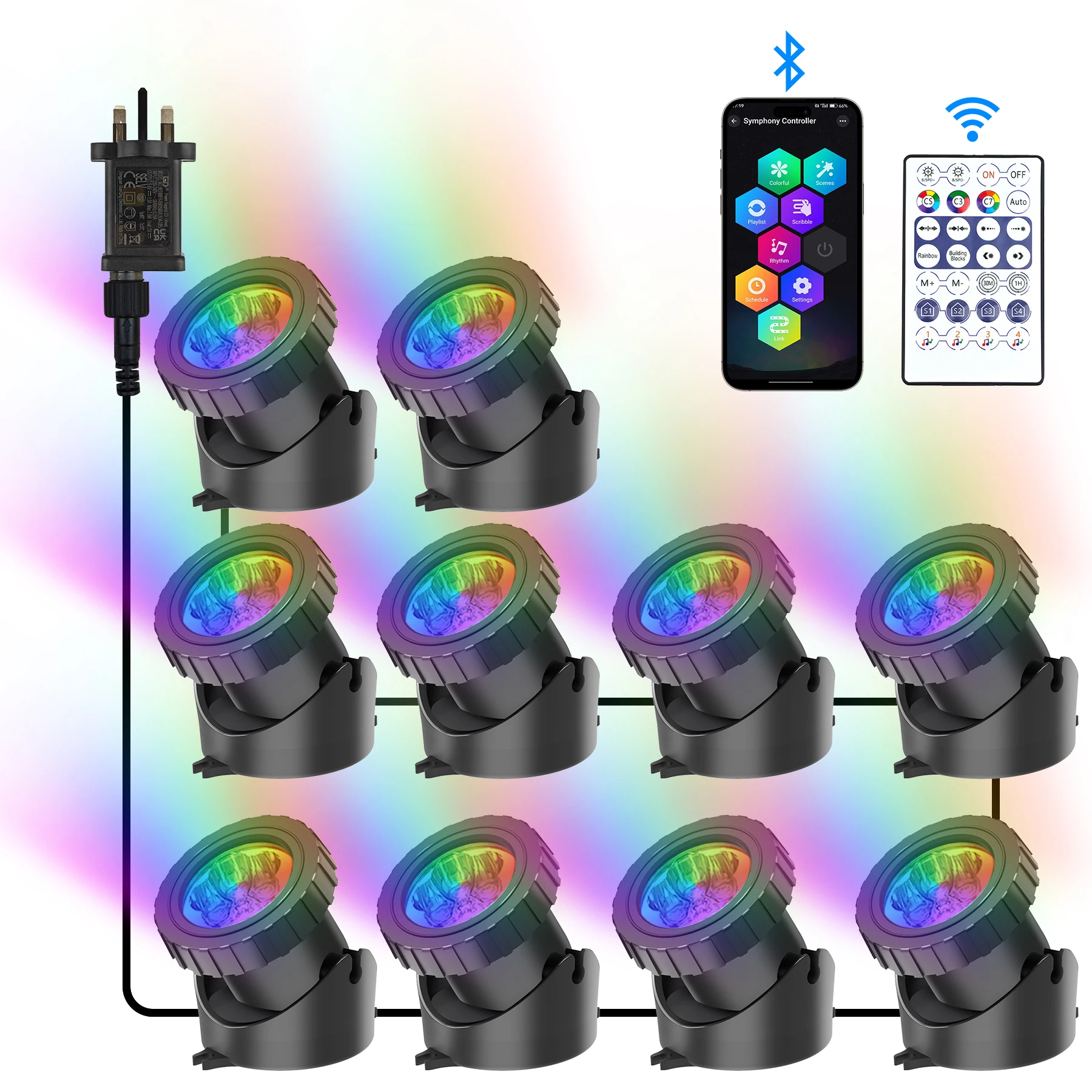 6/8/10 LED RGB Underwater Pond - Aquarium Fish App review and price