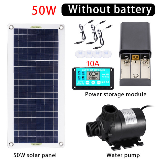 50W Solar Power Water Pump Set - Aquarium Fish Pond review and price
