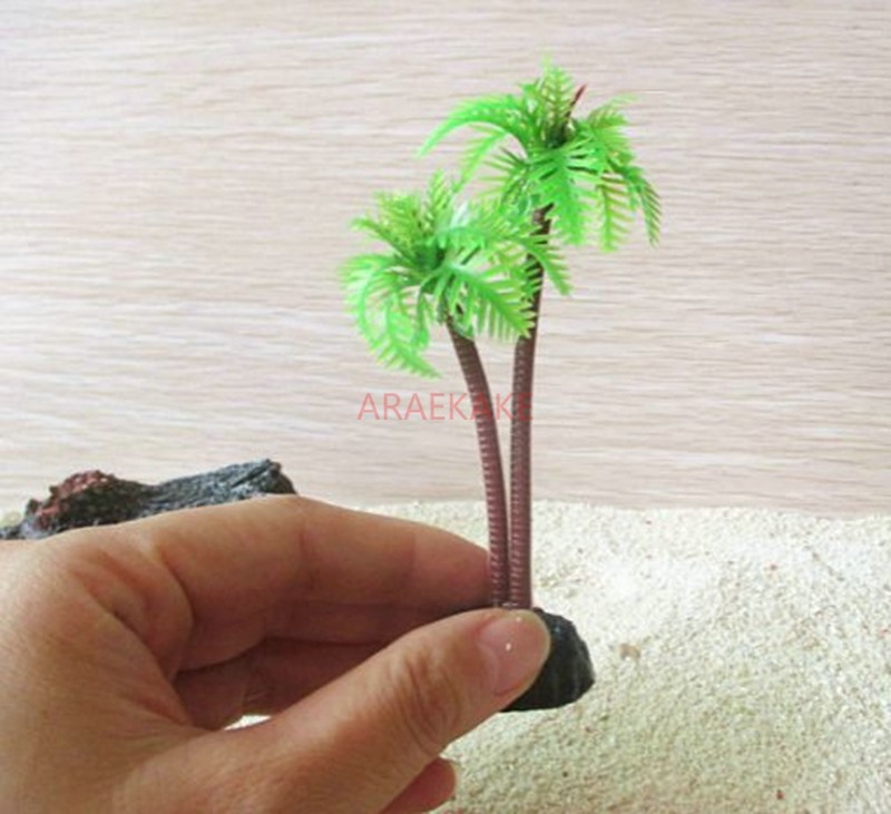 Simulated plant, mini coconut  - Aquarium Mini Fish review and price
