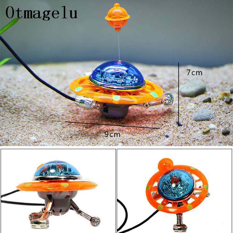 Suspended UFO Aquarium Statue  - Aquarium Fish Of The World review and price