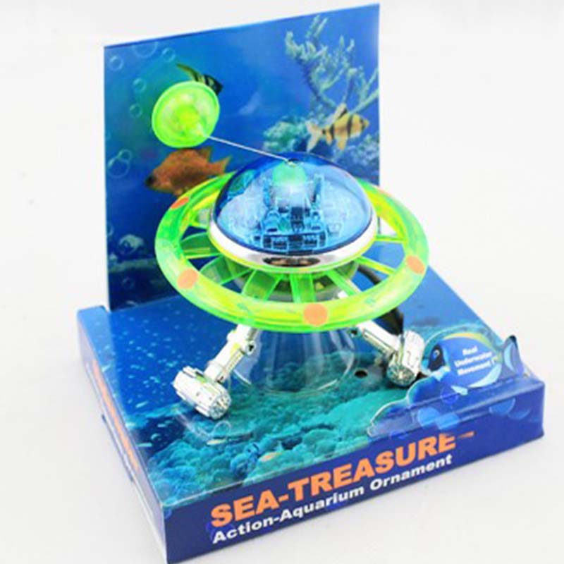 Suspended UFO Aquarium Statue  - Aquarium Fish Of The World review and price