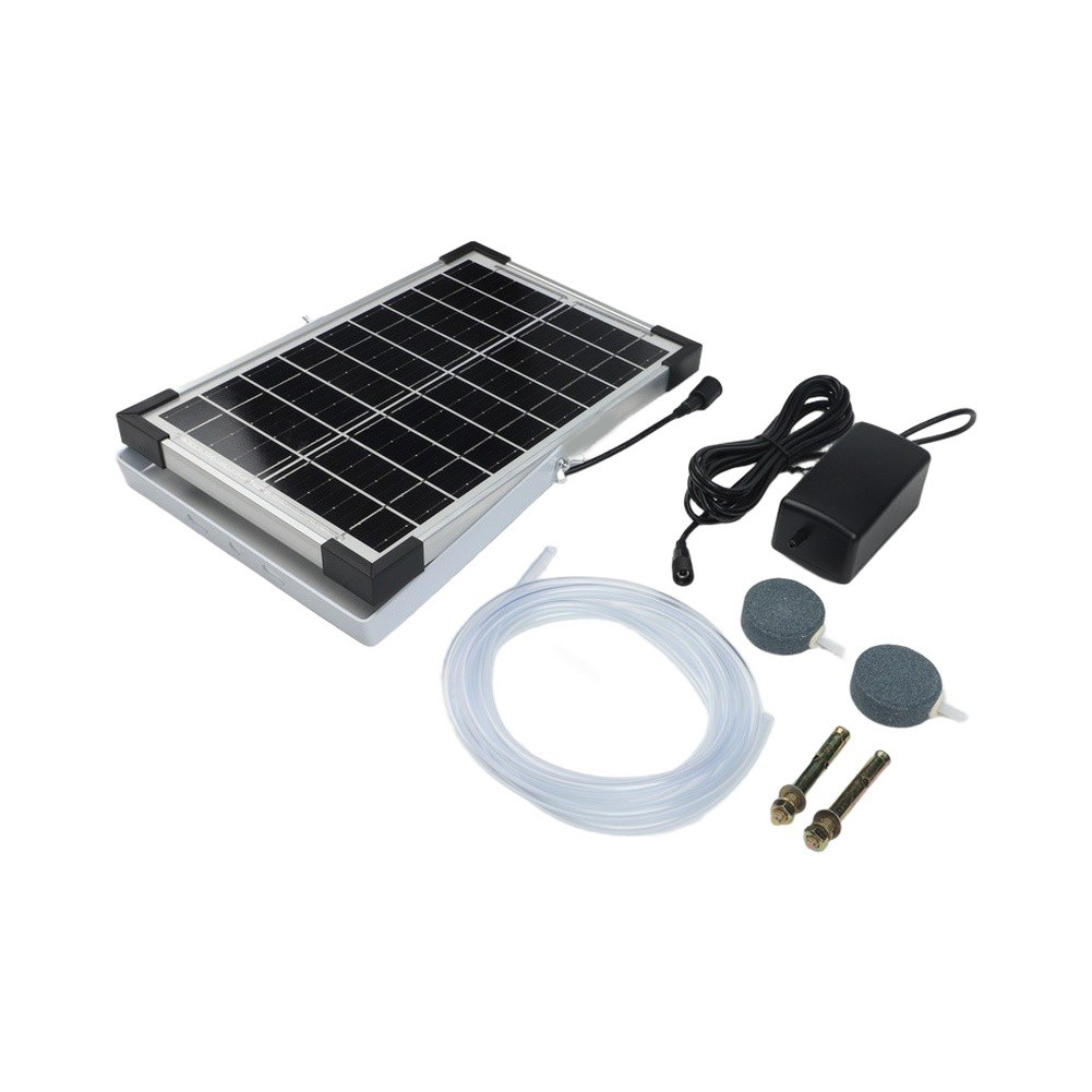 Solar Powered Pond Oxygenator  - Aquarium Fish Pond review and price