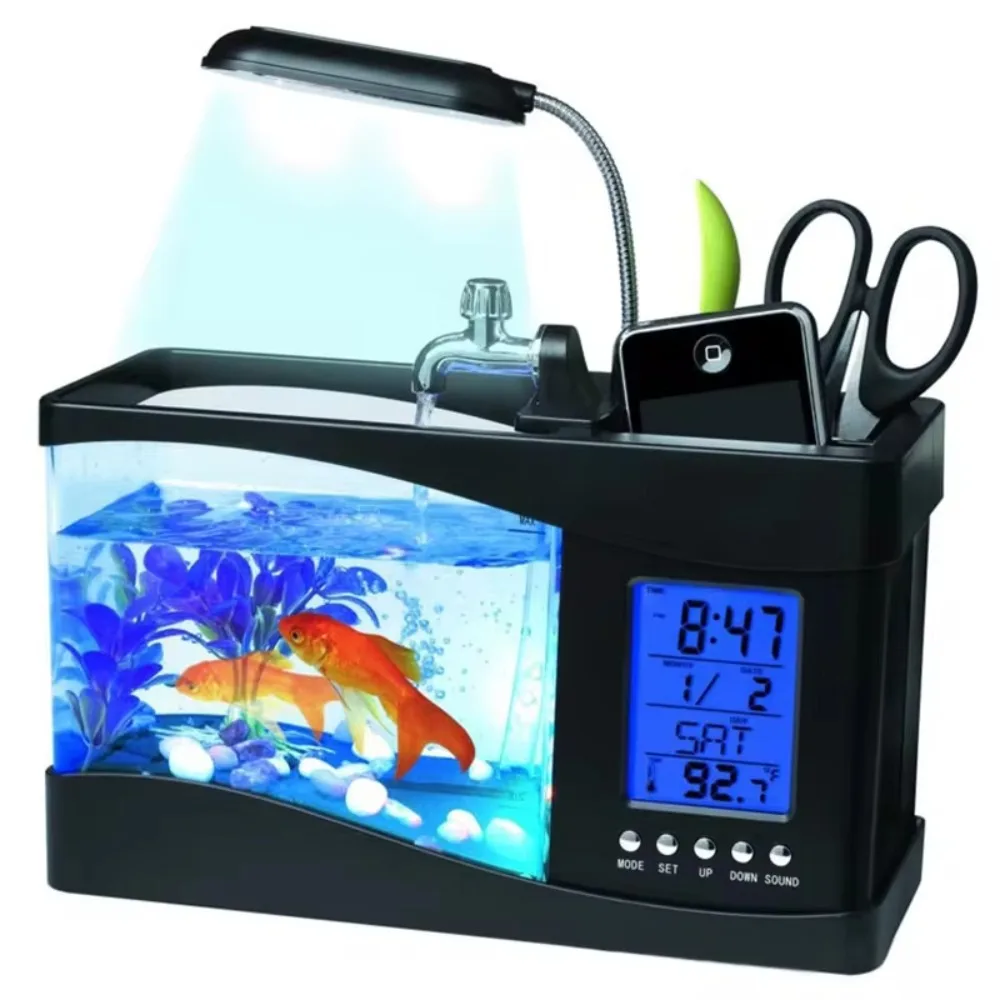 Aquarium Mini Fish Tank with W - Aquarium Mini Fish review and price
